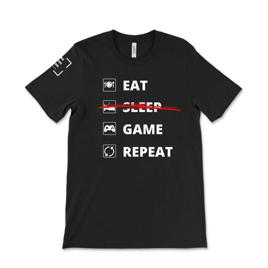 Eat, Game, Repeat Unisex T-Shirt