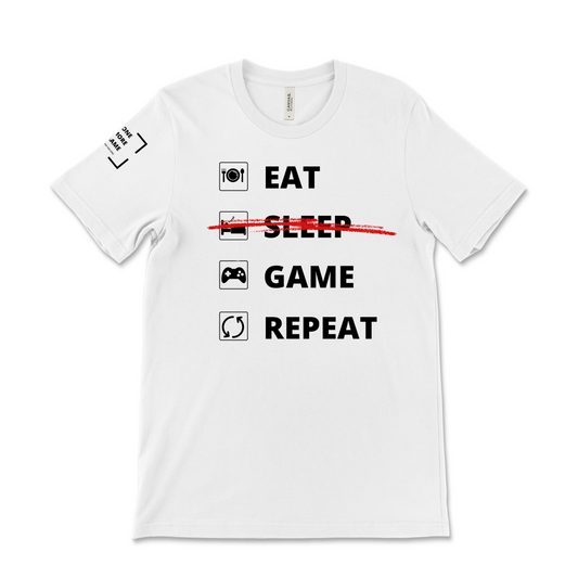 Eat, Game, Repeat Unisex T-Shirt